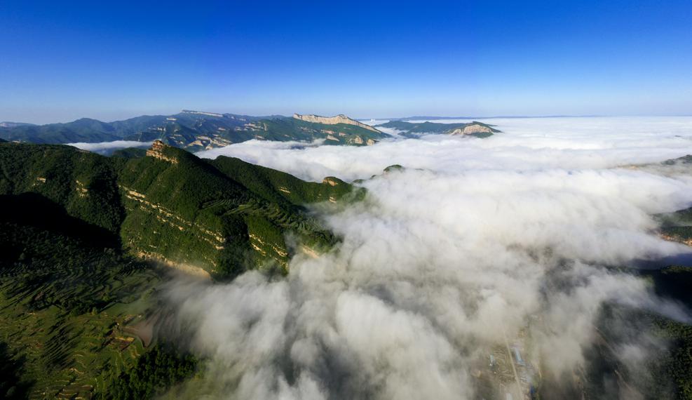 Rain gives way to sun and clouds in Shanxi