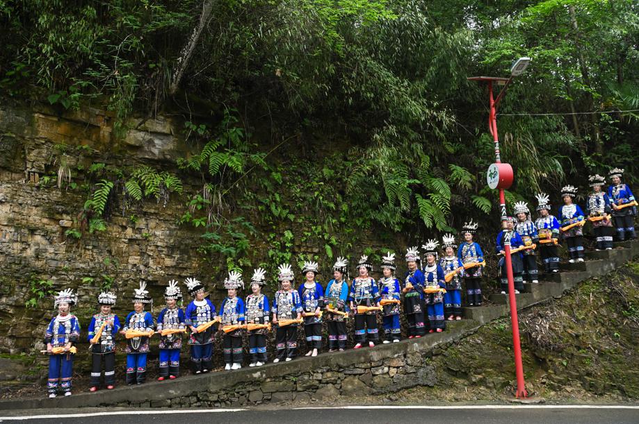Ethnic intangible heritage on display in Hunan