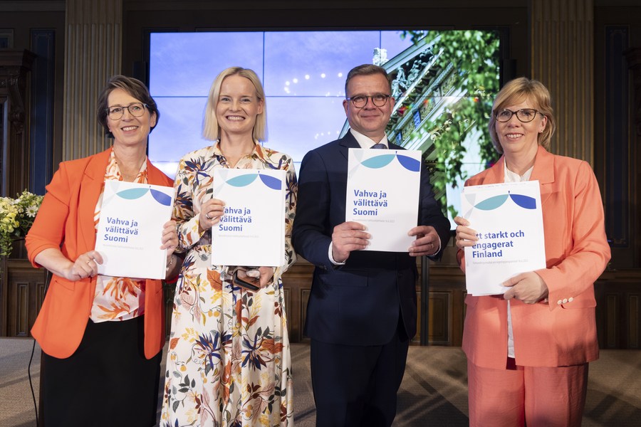 Finland's new government takes office