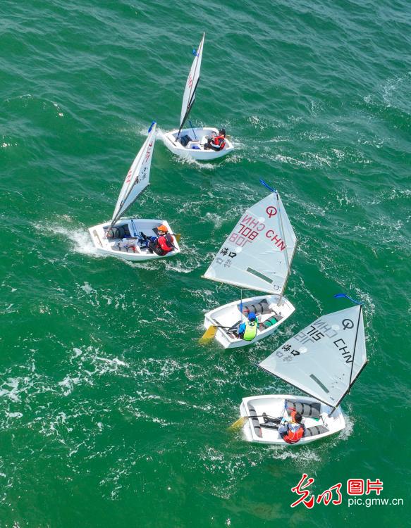 2023 National Optimist Championships held in E China's Shandong 2023 National Optimist Championships held in E China's Shandong
