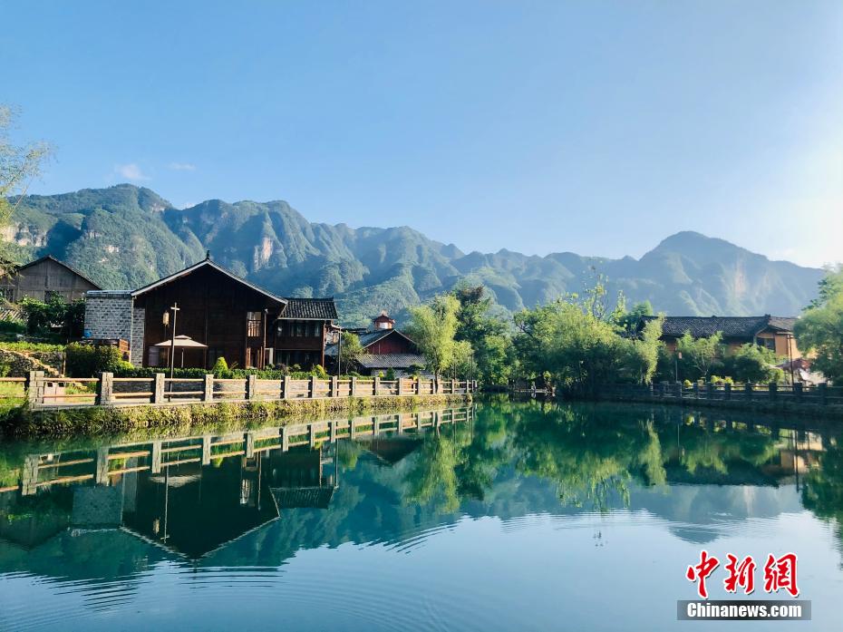 Picturesque scenery of “Top 1 Village of Tujia Ethnic Group in China” in SW China’s Guizhou Province