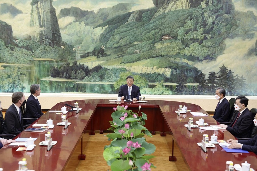 Xi Focus-Explainer: Key messages from Xi's meeting with Blinken
