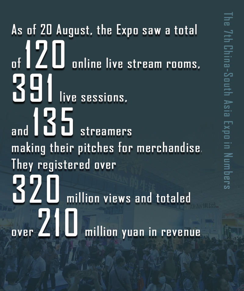 Achievements of the 7th China-South Asia Expo in numbers