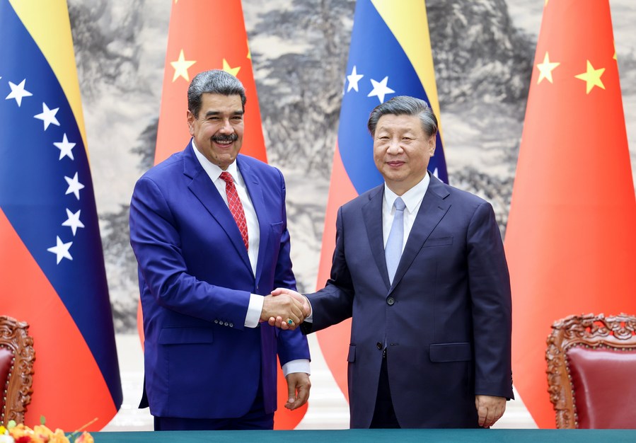 Xi, Maduro announce elevation of China-Venezuela ties