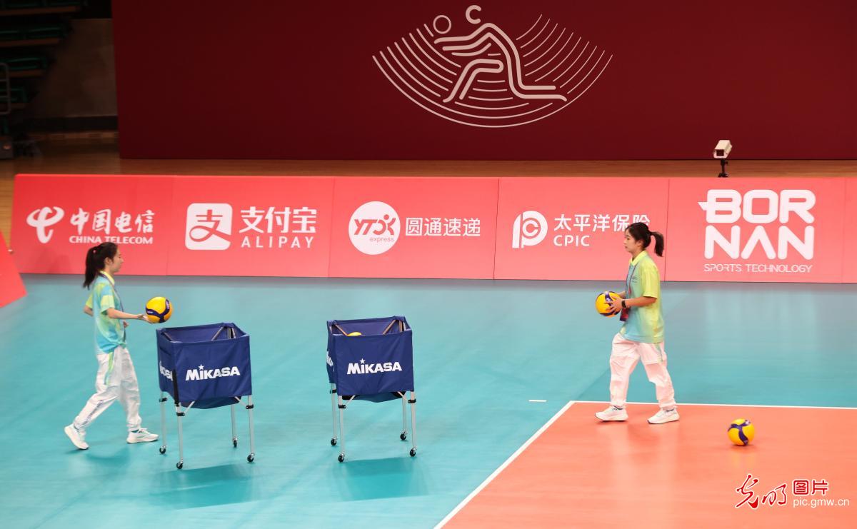 Volunteers prepared for imminent commencement of 19th Hangzhou Asian Games