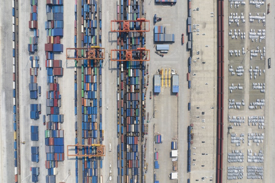 10 years on, Xi'an Int'l Port becomes logistic hub on China-Europe freight train line