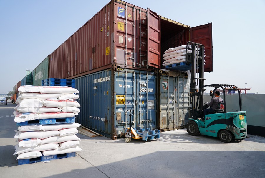 10 years on, Xi'an Int'l Port becomes logistic hub on China-Europe freight train line