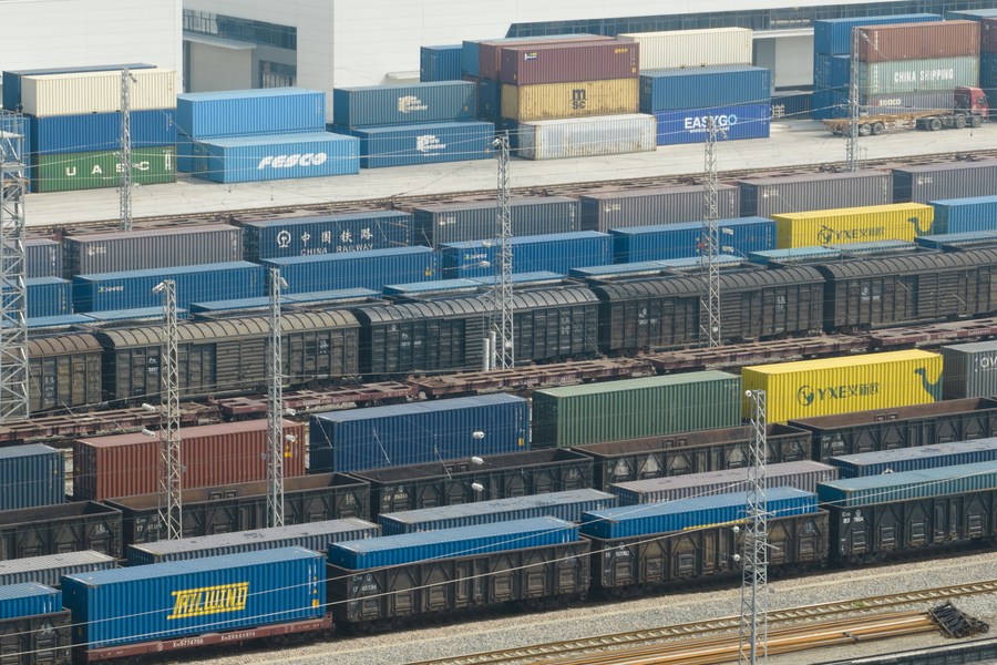 10 years on, Xi'an Int'l Port becomes logistic hub on China-Europe freight train line