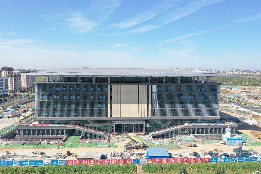 In pics: Construction of key projects is advancing steadily in Xiong'an New Area