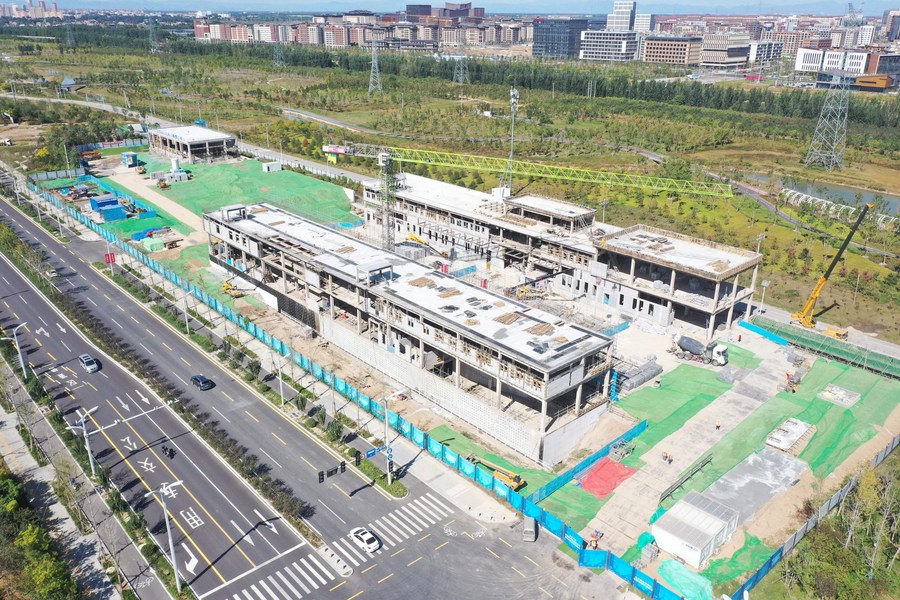 In pics: Construction of key projects is advancing steadily in Xiong'an New Area