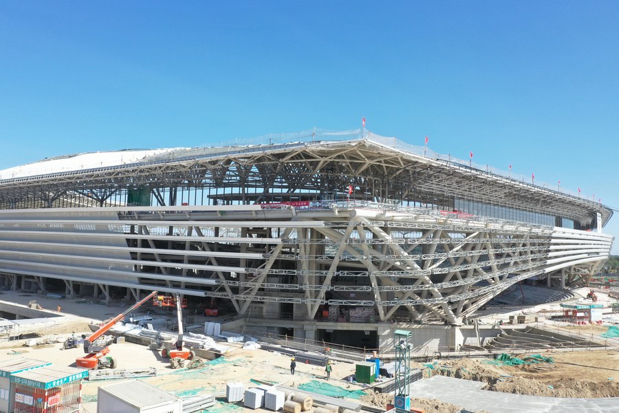 In pics: Construction of key projects is advancing steadily in Xiong'an New Area