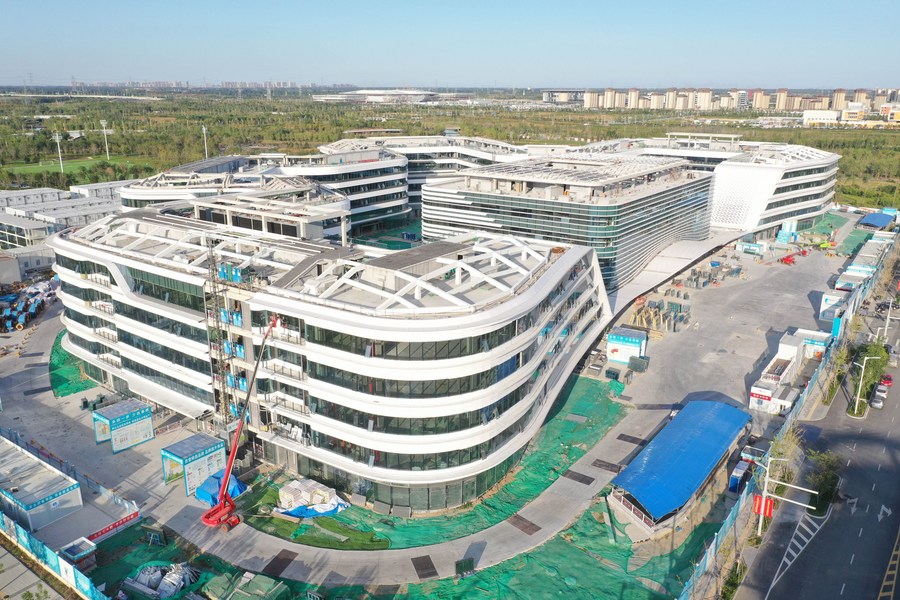 In pics: Construction of key projects is advancing steadily in Xiong'an New Area