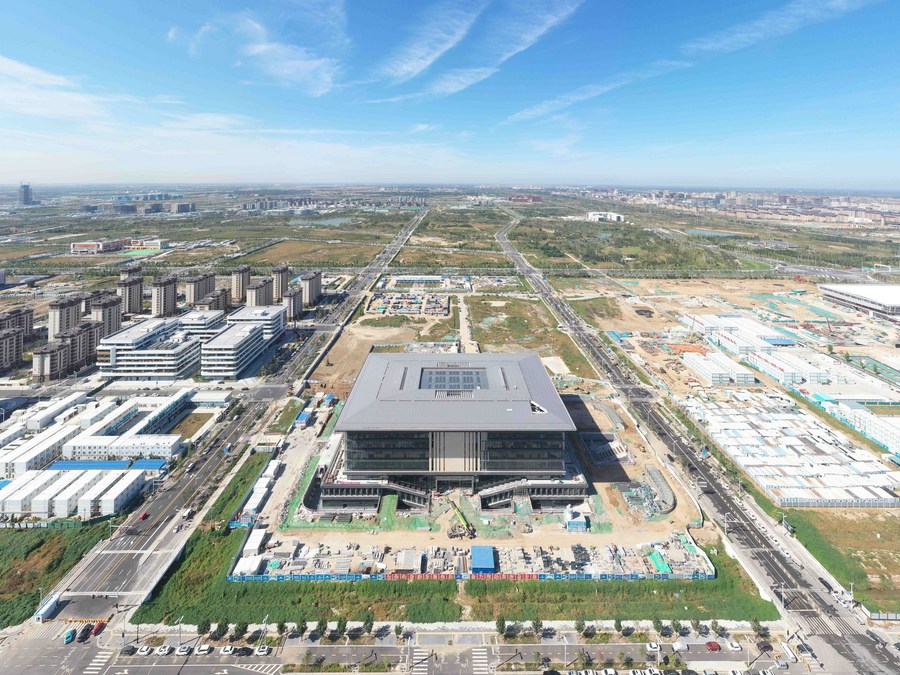 In pics: Construction of key projects is advancing steadily in Xiong'an New Area