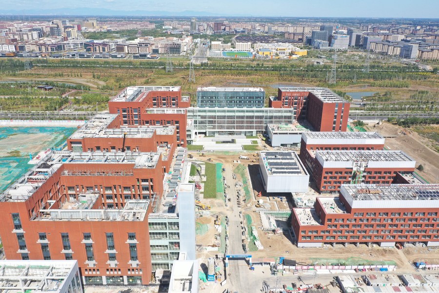 In pics: Construction of key projects is advancing steadily in Xiong'an New Area