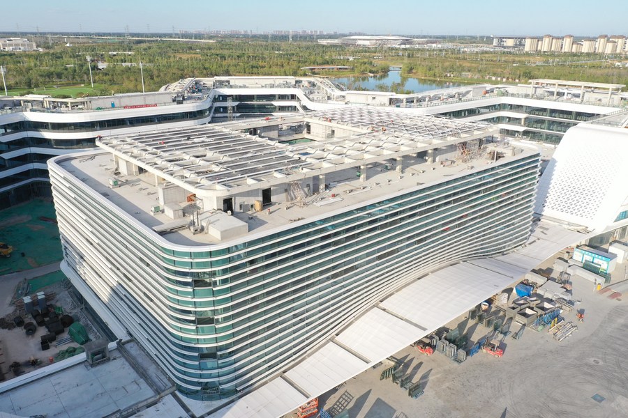 In pics: Construction of key projects is advancing steadily in Xiong'an New Area