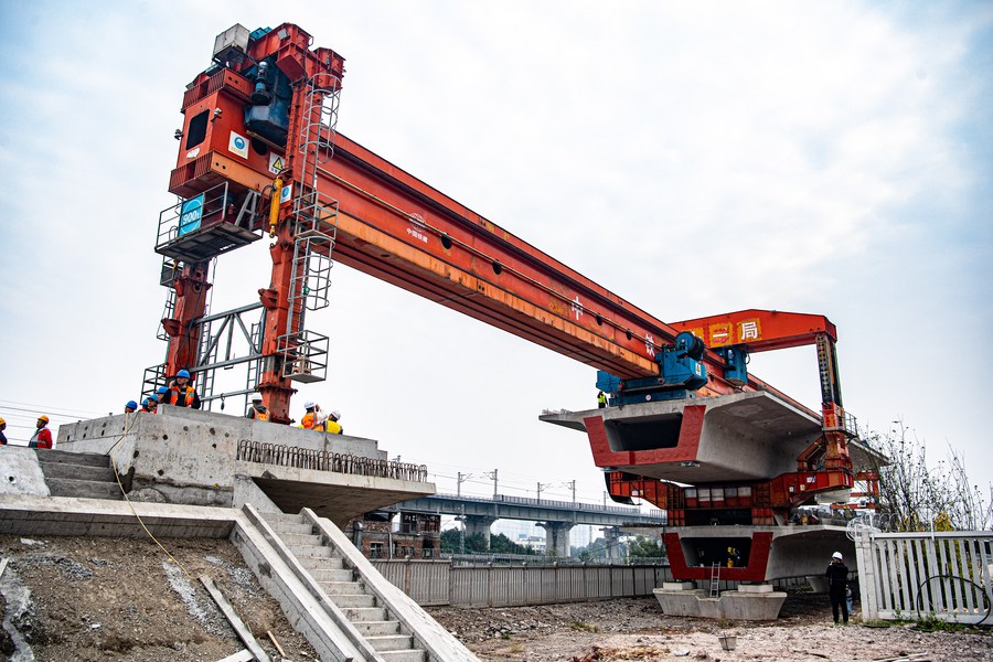 Construction of Chongqing-Kunming high-speed railway makes new progress