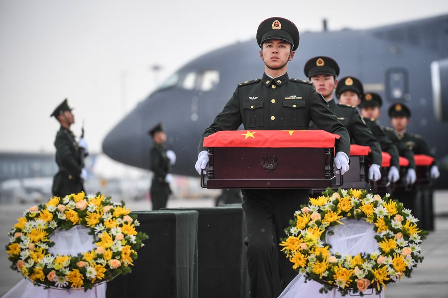 InPics: China welcomes return of CPV soldiers' remains for 10 consecutive years