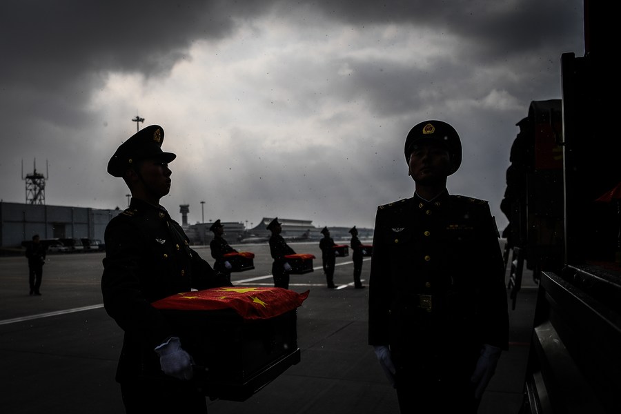 InPics: China welcomes return of CPV soldiers' remains for 10 consecutive years