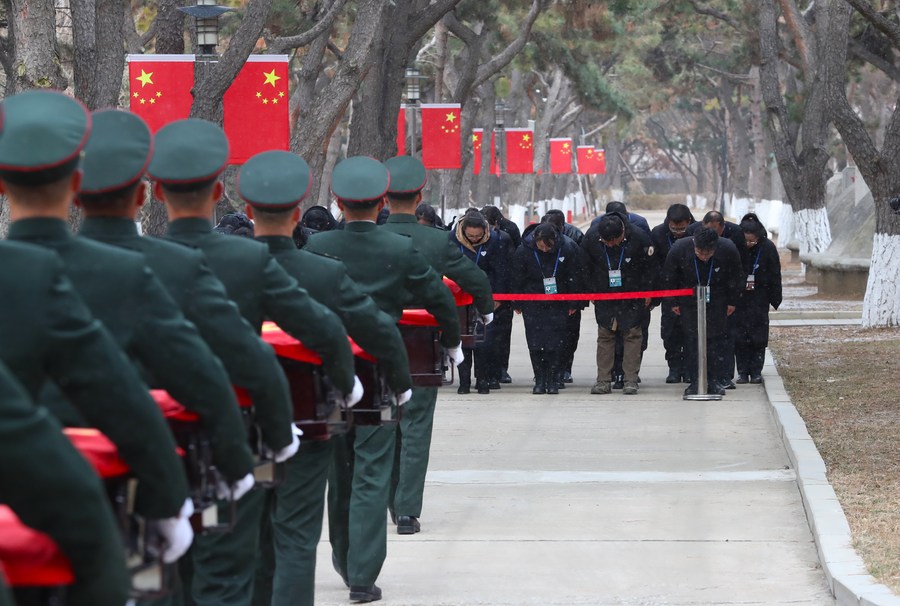 InPics: China welcomes return of CPV soldiers' remains for 10 consecutive years