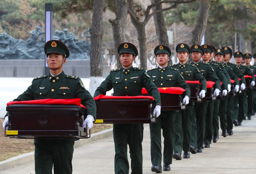 InPics: China welcomes return of CPV soldiers' remains for 10 consecutive years