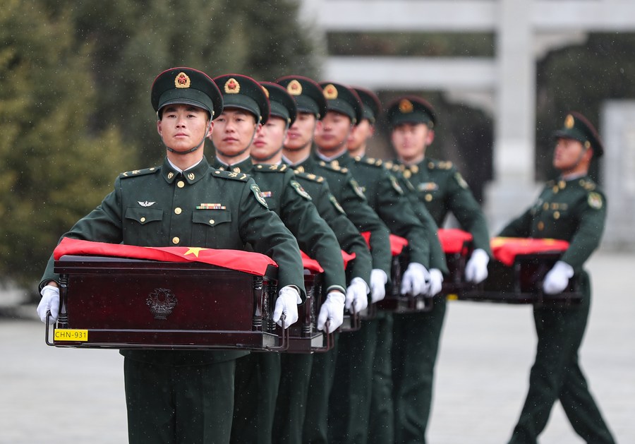 InPics: China welcomes return of CPV soldiers' remains for 10 consecutive years