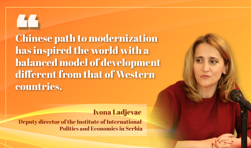 Balanced model of Chinese modernization inspiring the world: Serbian expert