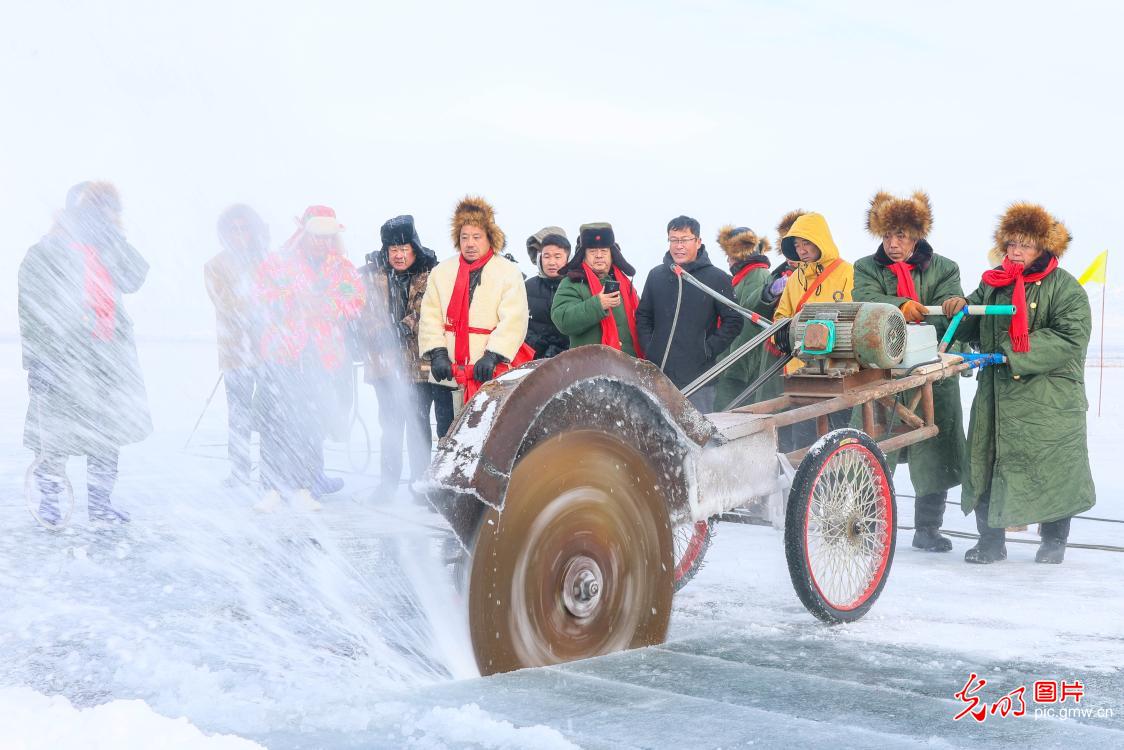 The 19th Ice and Snow Culture Tourism Festival held in Barkol, NW China's Xinjiang