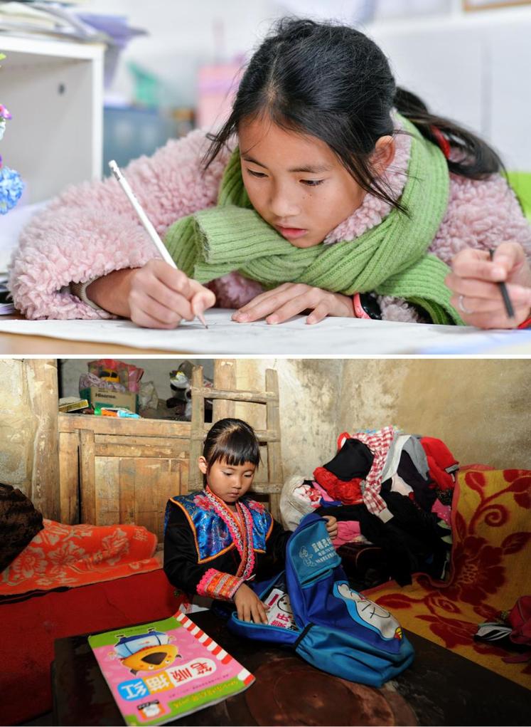 InPics: Relocation helps girl once living in mountainous area embrace new life