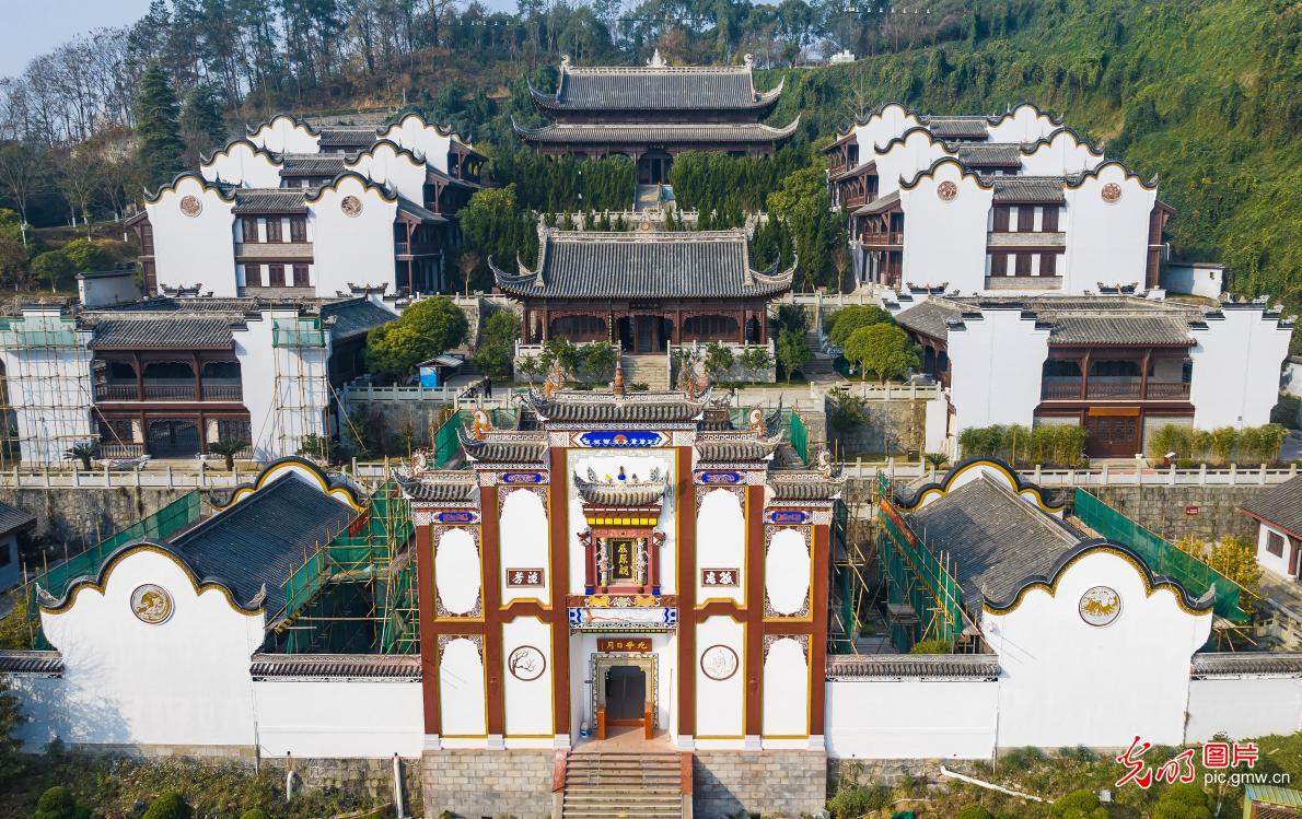 First round repair and maintenance of Quyuan Ancestral Temple completed