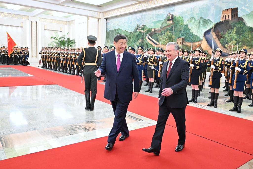 Xi, Uzbek president hold talks, elevate ties to all-weather comprehensive strategic partnership for a new era