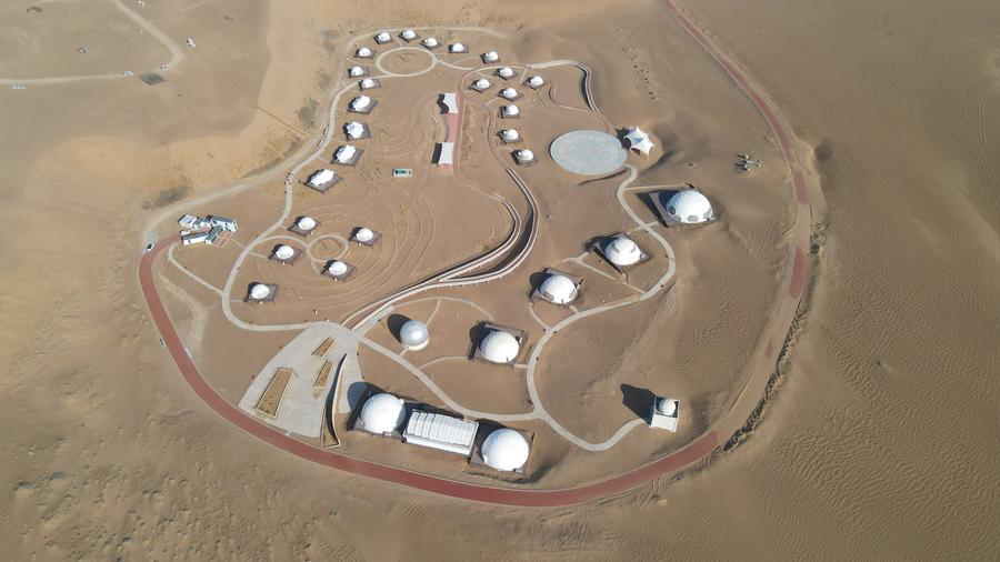 Space-themed tourism takes off in Gobi Desert