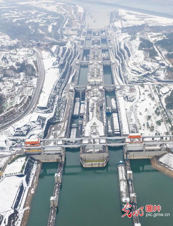 In pics: Three Gorges after snow