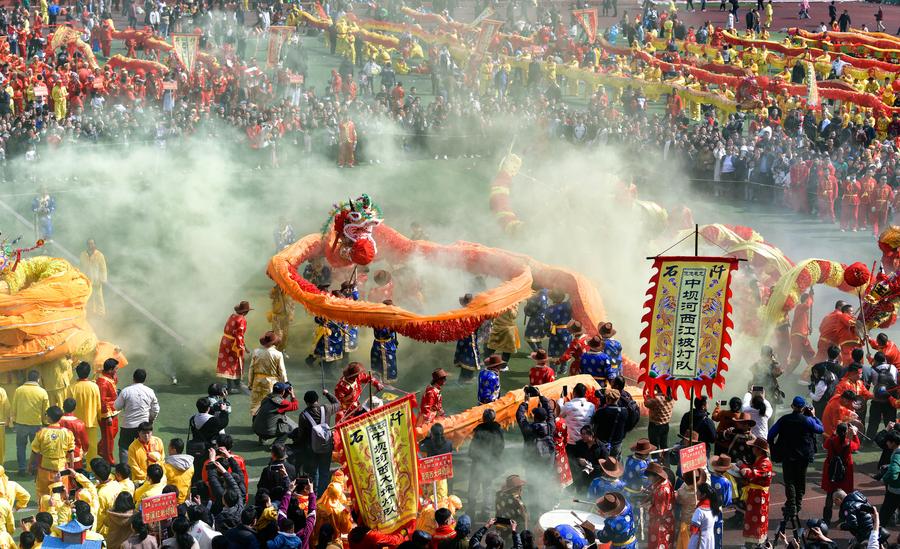 People of Gelao ethnic group celebrate Maolong Festival in SW China's Guizhou