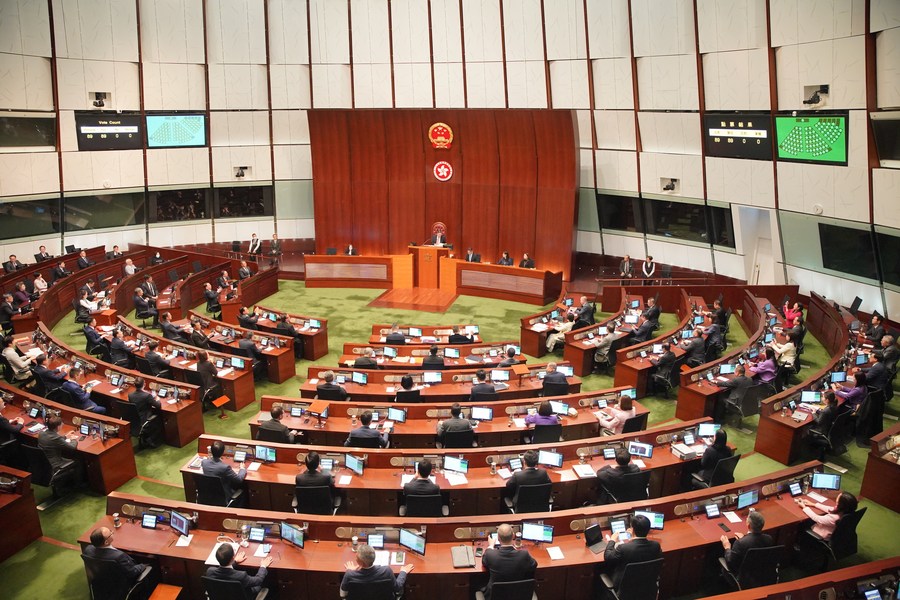 HKSAR LegCo unanimously passes milestone bill to better safeguard national security