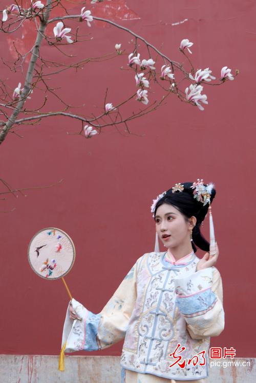 People embracing traditional attire across China
