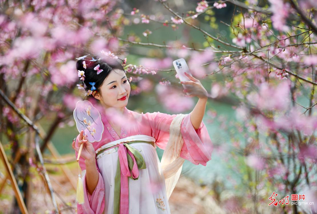 People embracing traditional attire across China