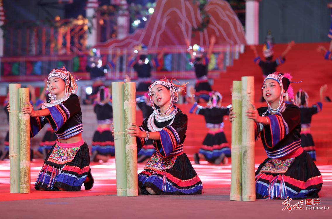 Vibrant Calabash Festival in Lancang County, Yunnan Province