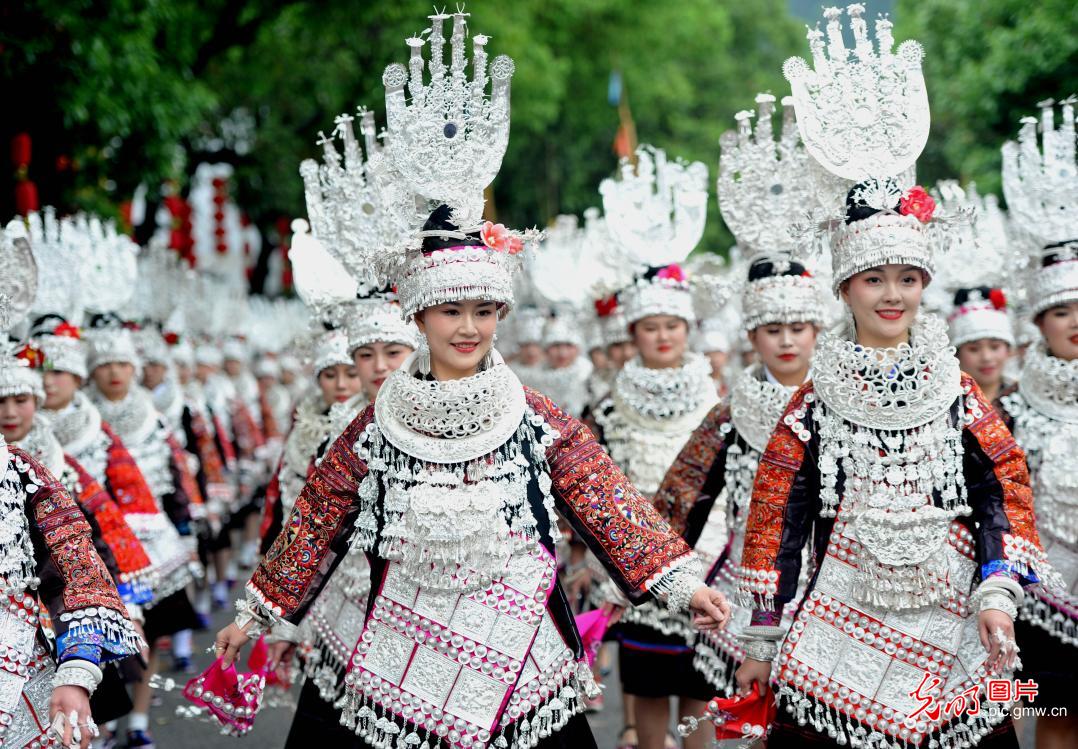 Miao Sisters Festival celebrated in SW China's Guizhou