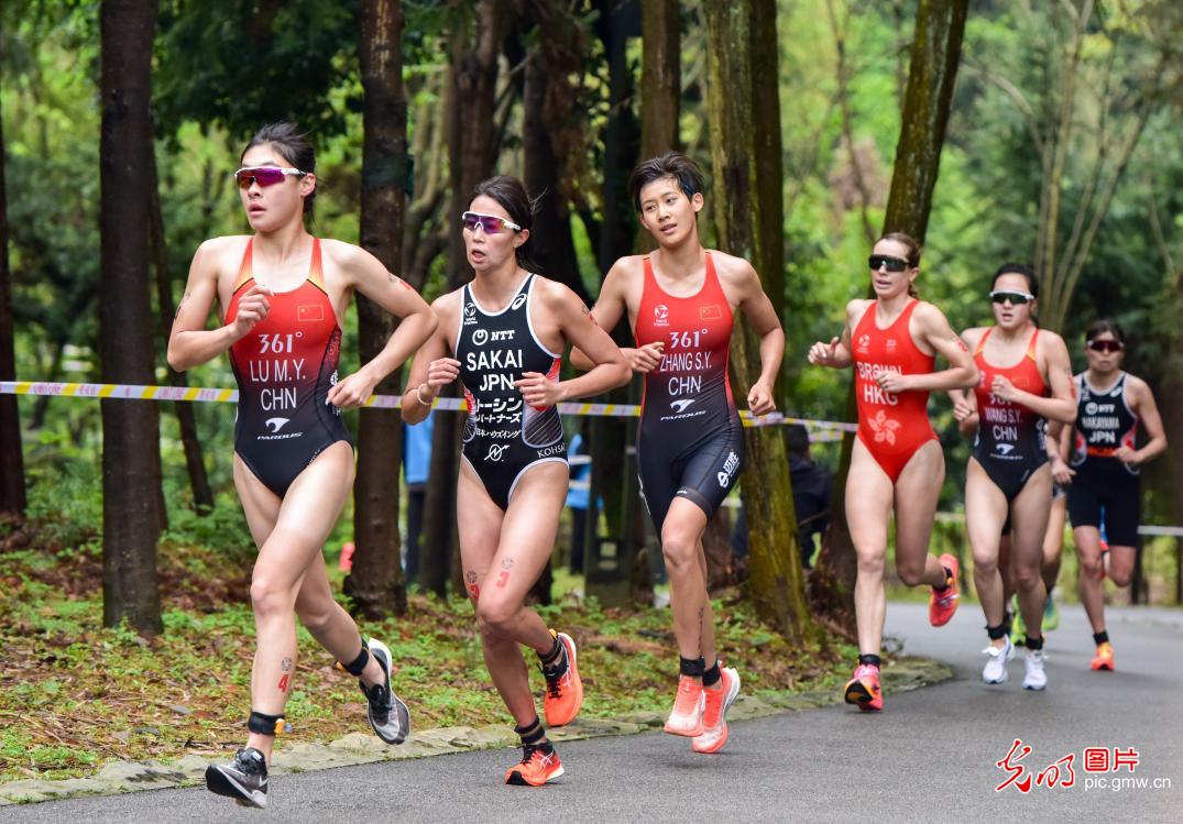 2024 Asian Triathlon Championships held in E China's Jiangxi 