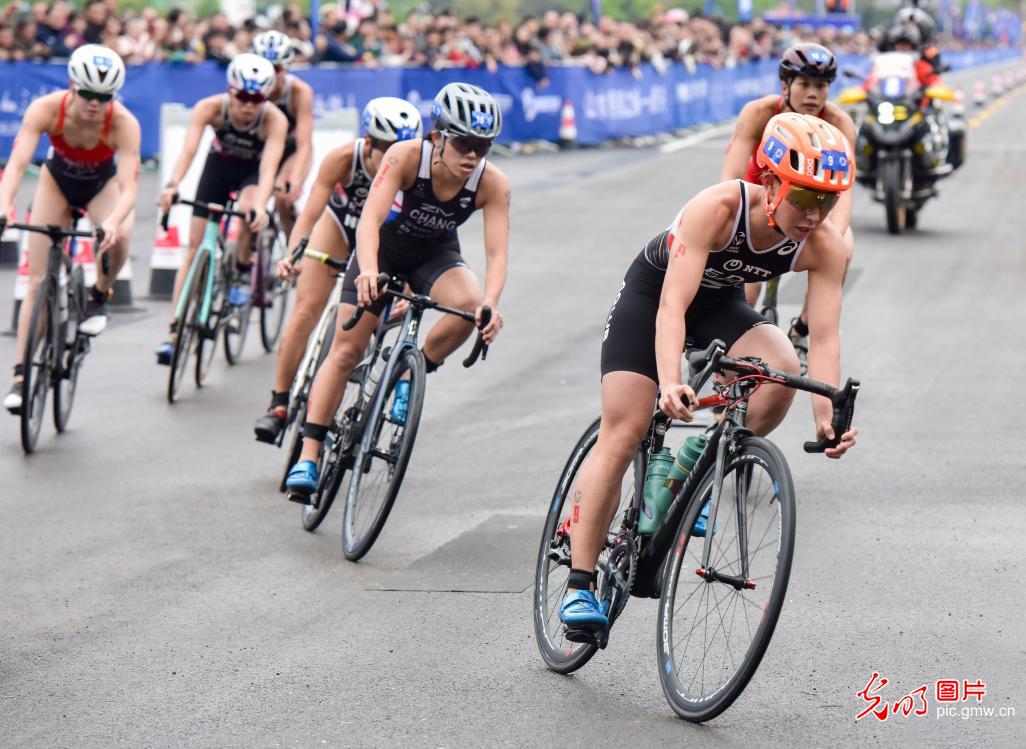 2024 Asian Triathlon Championships held in E China's Jiangxi 