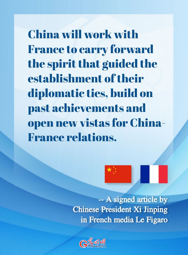 Highlights: Xi on communication and cooperation between China and France