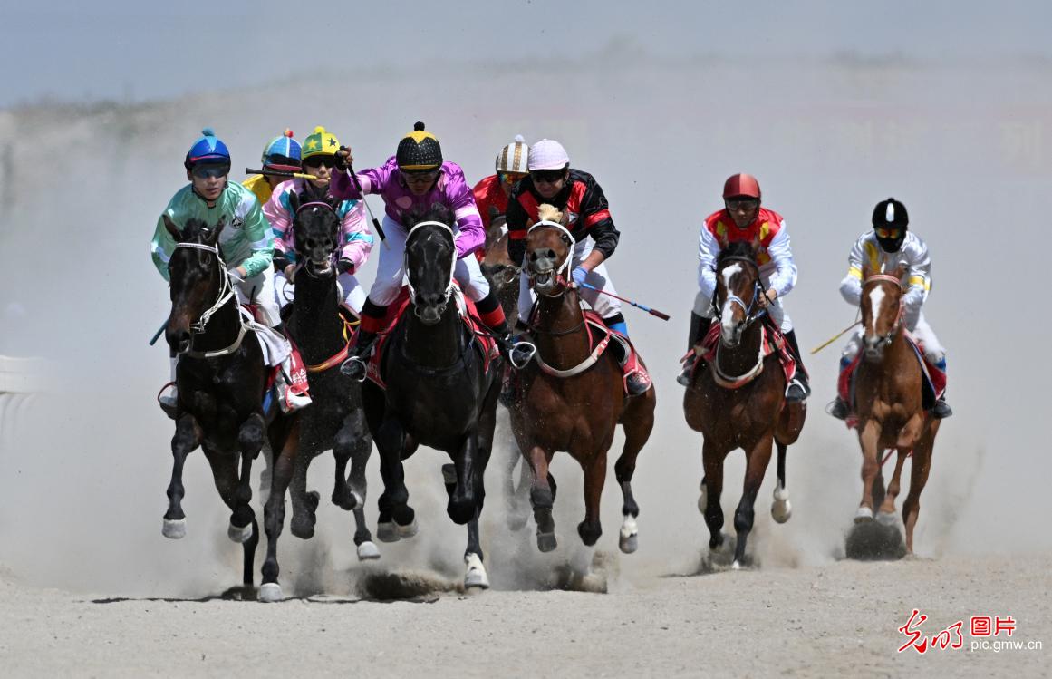 The Xinjiang Horse Club Performance Test Series takes pace in Korla