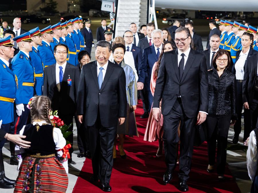 Xi concludes Serbia visit with elevated ties, emotional moments