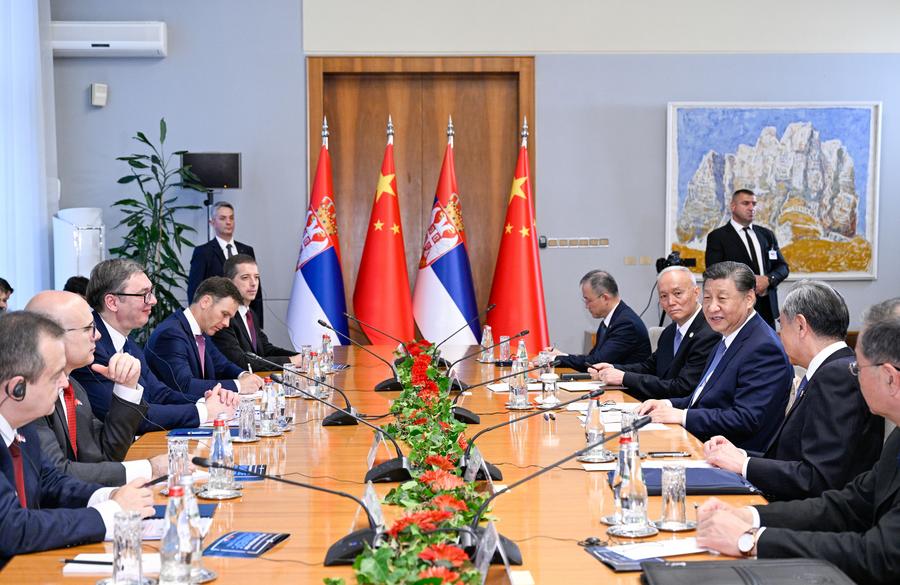 Xi concludes Serbia visit with elevated ties, emotional moments