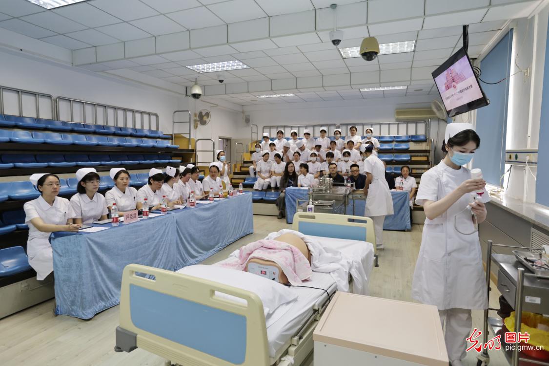 Nursing skill competition held in Tianjin