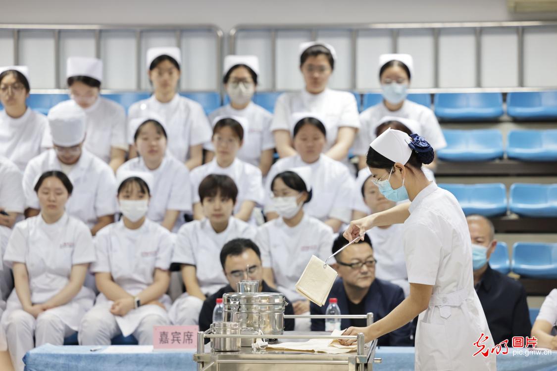 Nursing skill competition held in Tianjin