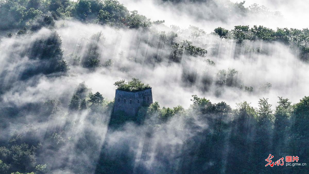 In pics: Great Wall in sea of clouds