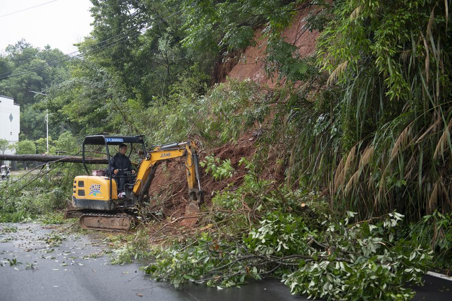 InPics | Rescue, relief work in full swing amid heavy rainfall in E China's Anhui