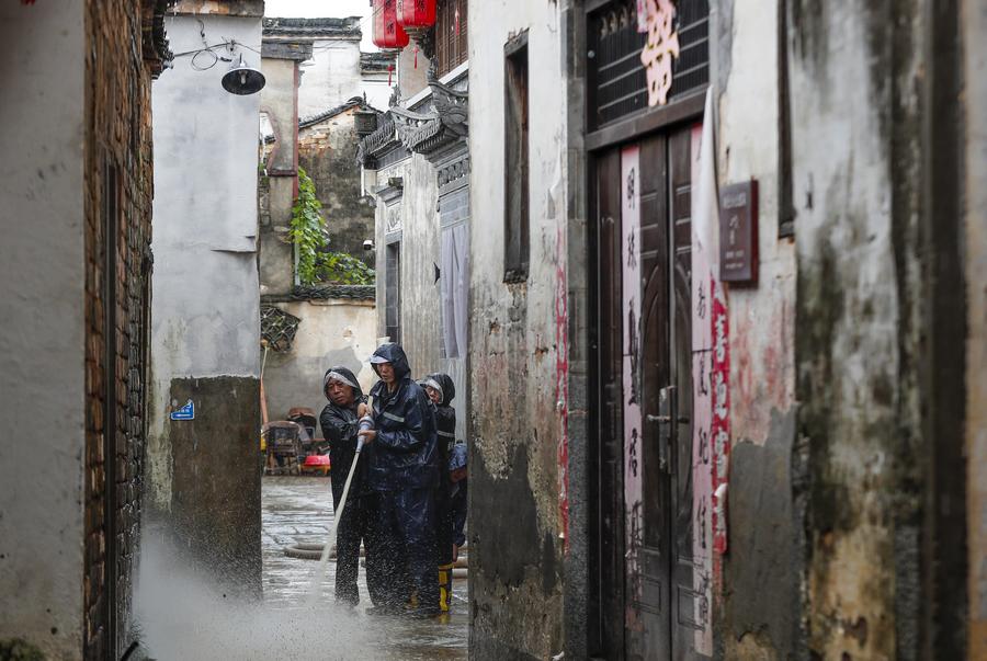 InPics | Rescue, relief work in full swing amid heavy rainfall in E China's Anhui