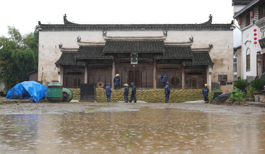 InPics | Rescue, relief work in full swing amid heavy rainfall in E China's Anhui